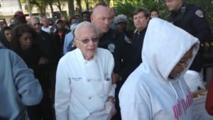 90-year-old Arnold Abbott is arrested for a second time after feeding the Fort Lauderdale homeless